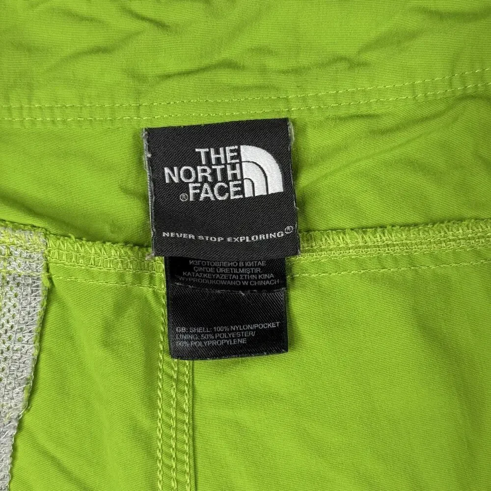 North Face Board Shorts Mens 34 Green Solid Swim Trunks Quick Dry Beach